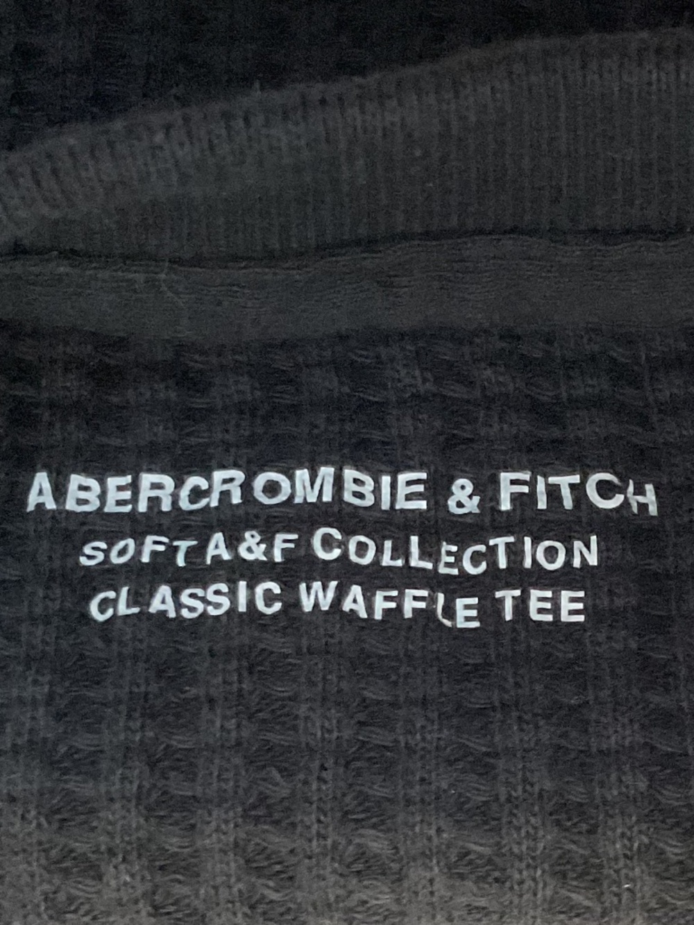 💐NWT💐 Abercrombie & Fitch long sleeve waffle texture Henley top - size XL - Picture 9 of 9